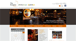 Desktop Screenshot of keeperstomares.com